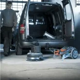 HUSQVARNA PG 280 Einphasiger Schleif- und Poliermaschine 280 mm + 2 PACKUNGEN MIT 3 STÜCK G673D