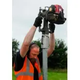 Pro Iberfence IBF-107 stake nailer with Honda GX35 engine