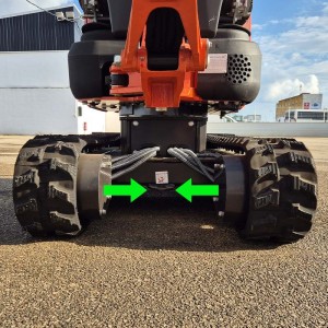 Mini escavatore Zeppelin Rhinoceros XN13 motore kubota 15 CV