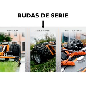 Raymo TORPEDO 4WD ZTR débroussailleuse électrique et robot tondeuse