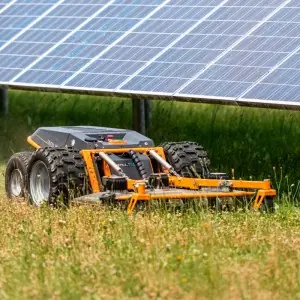 Robot desbrozador y cortacésped eléctrico Raymo TORPEDO 4WD ZTR