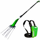 Olive harvester with knapsack battery Hippopotamus