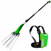 Olive harvester with knapsack battery Hippopotamus