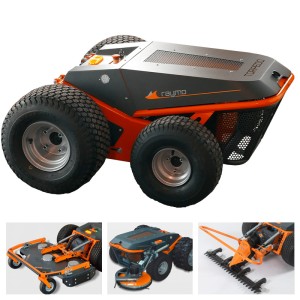 Raymo TORPEDO 4WD ZTR elektrischer Freischneider und Rasenmähroboter
