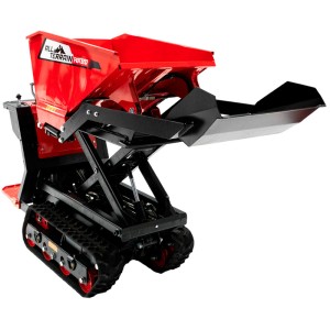 Mini-Dumper mit hoher Entladung und Schaufel Roteco Dumper PB HIGH