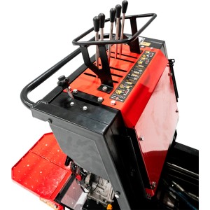 Mini-Dumper mit hoher Entladung und Schaufel Roteco Dumper PB HIGH