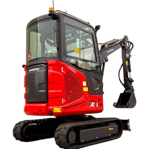 Miniescavatore Rhinoceros XN28ZC con cabina, motore Kubota 19 CV