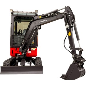 Mini pelle Rhinoceros XN28ZC avec cabine, moteur Kubota 19 HP