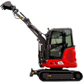 Miniexcavadora con cabina Rhinoceros XN28ZC motor Kubota 19 HP