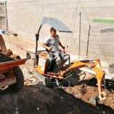 Mini gasoline excavator Zeppelin Mini Pincher 13.5 HP