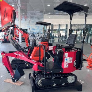 copy of Mini gasoline excavator Zeppelin Mini Pincher 13.5 HP