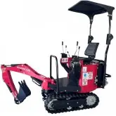 copy of Mini gasoline excavator Zeppelin Mini Pincher 13.5 HP