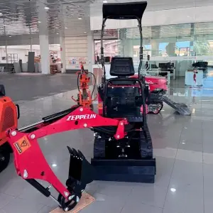 copy of Mini gasoline excavator Zeppelin Mini Pincher 13.5 HP
