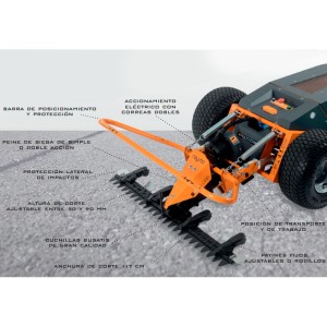 Raymo S46 FLORIS 117 cm comb mower head