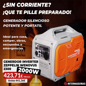 Generador eléctrico Zeppelin Wenovus ESWN2300iSZ 2000 W