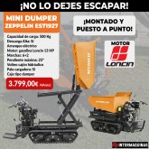 Minidumper com caixa elevável Zeppelin ES71927 500 kg
