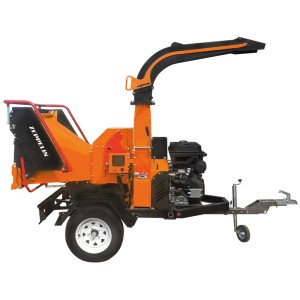 Bio shredder with approved trailer Zeppelin 35 HP