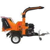 Bio shredder with approved trailer Zeppelin 35 HP