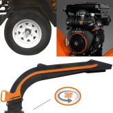 Biotrituradora con remolque homologado Zeppelin 35 HP