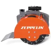 Tronçonneuse de souches montée sur tracteur Zeppelin 15 - 45 HP