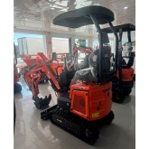 Super kit Mini escavadora Rhinoceros 108 1T + 6 acessórios