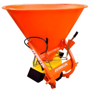 Spandiconcime ad apertura idraulica con doppio spargitore Zeppelin