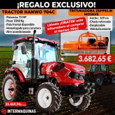 Trattore con cabina Hanwo 704C 75 CV