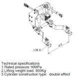 Elevador Frontal para tractor Geo Italy Front Link 1000 25-80 HP