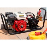 Pulverizador a gasolina de 6,5 CV com mangueira de 30 m