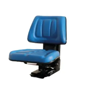 Asiento para tractor con respaldo ancho muelle trasero regulable y multiángulo