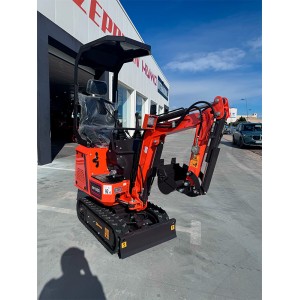 Mini excavadora pequeña 0,71T Rhinoceros MY660Z motor Loncin