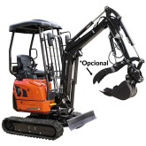 Rhinoceros 180 mini rotary excavator with Kubota 1.6 T engine