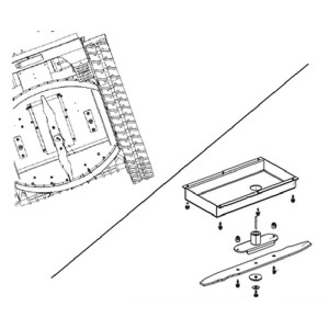 Cortador de escovas com controlo remoto Anova DCR70 67 cm