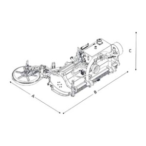 GARTO HCGH-2 Trituratore con disco laterale GARTO HCGH-2