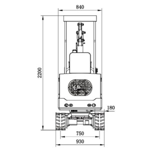 GARTO GAR-10 Mini Excavator GARTO GAR-10 Diesel Engine KOOP 10 HP