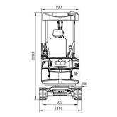 GARTO GAR-18 Міні-екскаватор KUBOTA D902 двигун 1650 кг