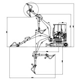 GARTO GAR-35 miniescavatore con cabina A/C 3500 kg