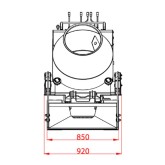 Dumper GARTO MD-HOR 300 dm3 Essence 13,5 CV Bétonnière