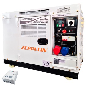 Generatore diesel silenzioso Zeppelin GEN-10Z Dual Power 10 kVA