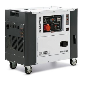 Gerador diesel Daewoo DDAE1000DSE/3-SS com ficha ATS 7300 W