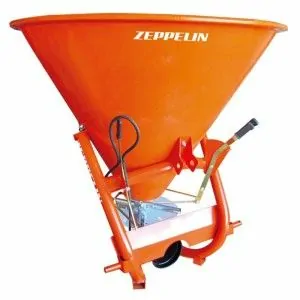 Single disc fertilizer spreader with simple locator Zeppelin 6-14 meters