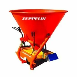 Single disc fertilizer spreaders with double locators Zeppelin