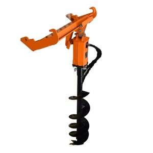 Ahoyadora hidraúlica adaptable a pala de tractor Zeppelin