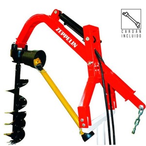 Bohrgerät Zeppelin Traktor ESA und Bohrer