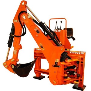 Tractor backhoes Zeppelin ESRETH buckets ESCAZ movable