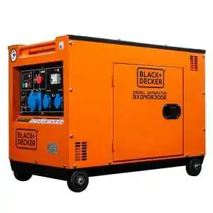 Générateur diesel monophasé BLACKandDECKER BXGND6300E 6.3 KW