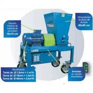 Abfallzerkleinerer für Recycling Sima Triton 4kW