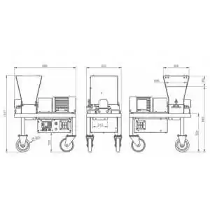 Abfallzerkleinerer für Recycling Sima Triton 4kW