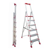 Aluminum ladders Faraone Elegance 3-8 steps