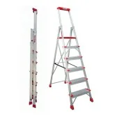 Aluminum ladders Faraone Elegance 3-8 steps